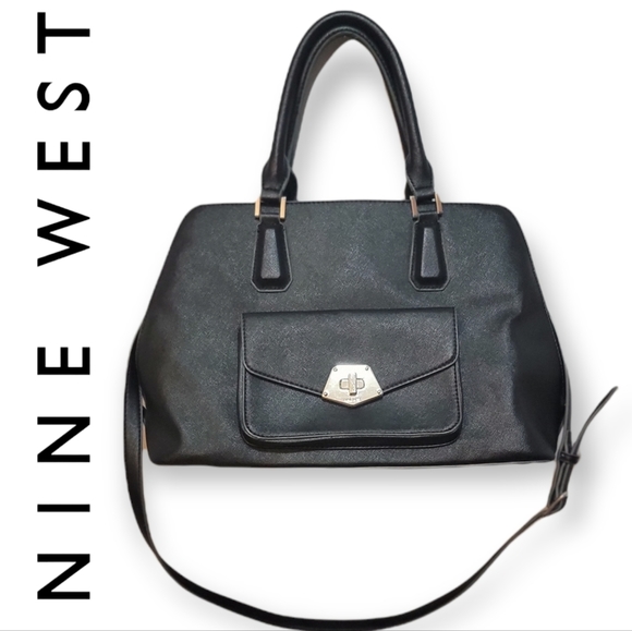 Nine West Saffiano Handbag /Crossbody - Picture 1 of 13